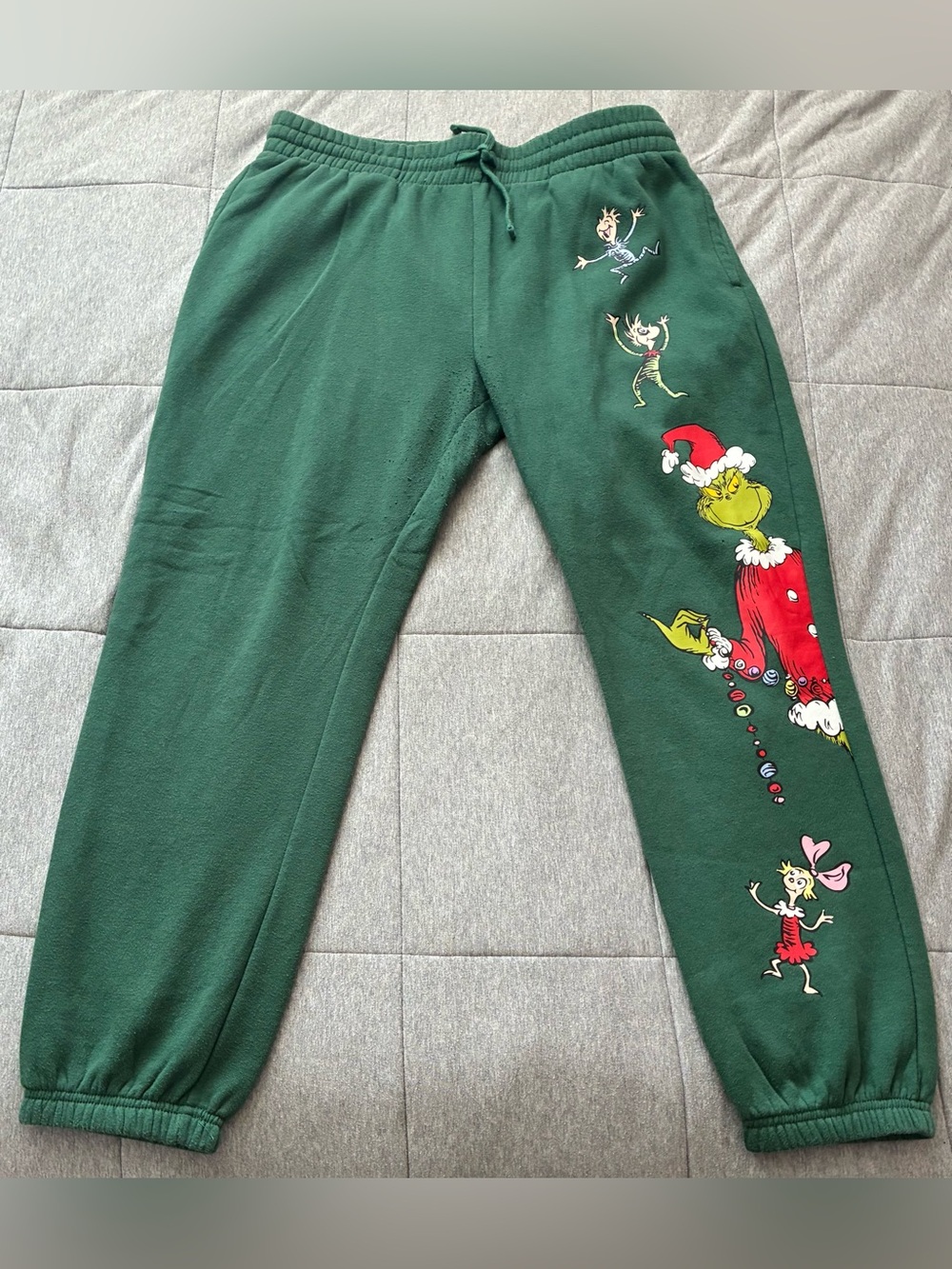 The Grinch Xmas Sweatpants - Holiday Print